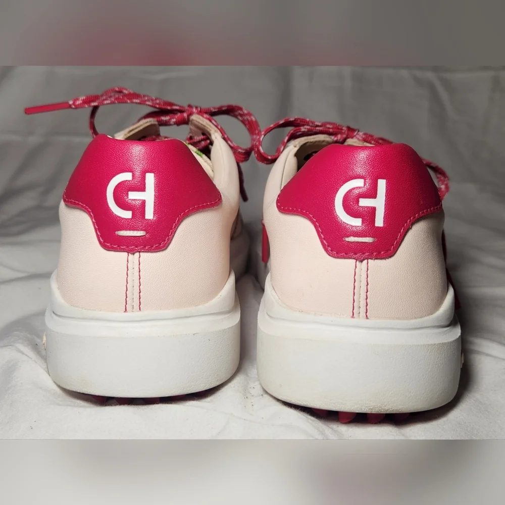 Cole Haan Grand Pro AM Golf Sneaker‎ Pink Floral Size 7.5